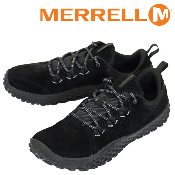 MERRELL (メレル) J037753 WRART ラプト シューズ BLACK/BLACK MRL114 約25.5cm拍卖