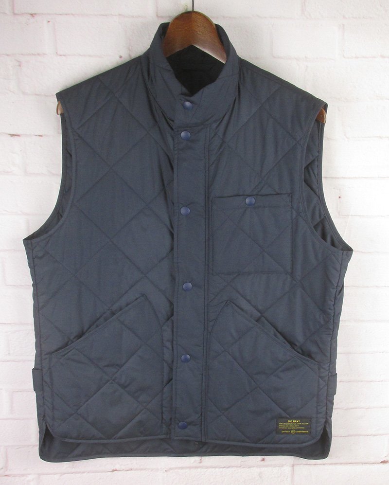 LFJ23591 uniform experiment ユニフォームエクスペリメント U.E.NAVY シンサレート キルティング ベスト 1 ネイビー拍卖