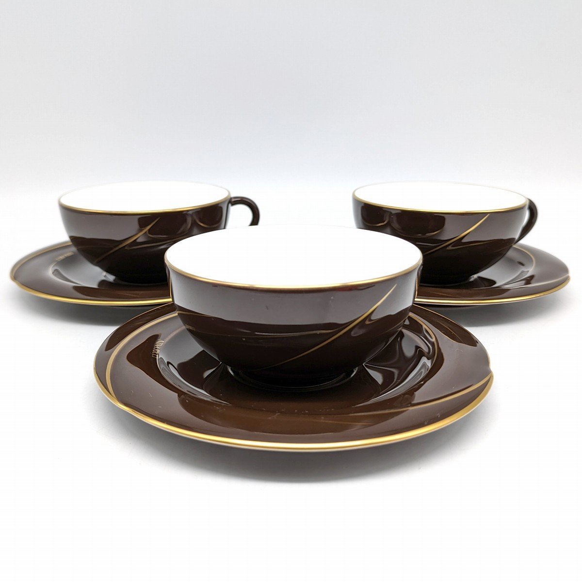 Sango・NINA RICCI・カップ&ソーサー・3客セット・No.230720-20・梱包サイズ80拍卖