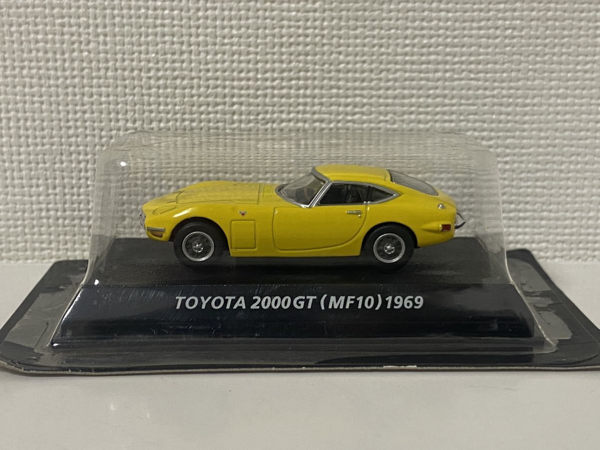 コナミ 絶版名車コレクション 1/64 トヨタ 2000GT MF10 1969 イエロー KONAMI TOYOTA拍卖