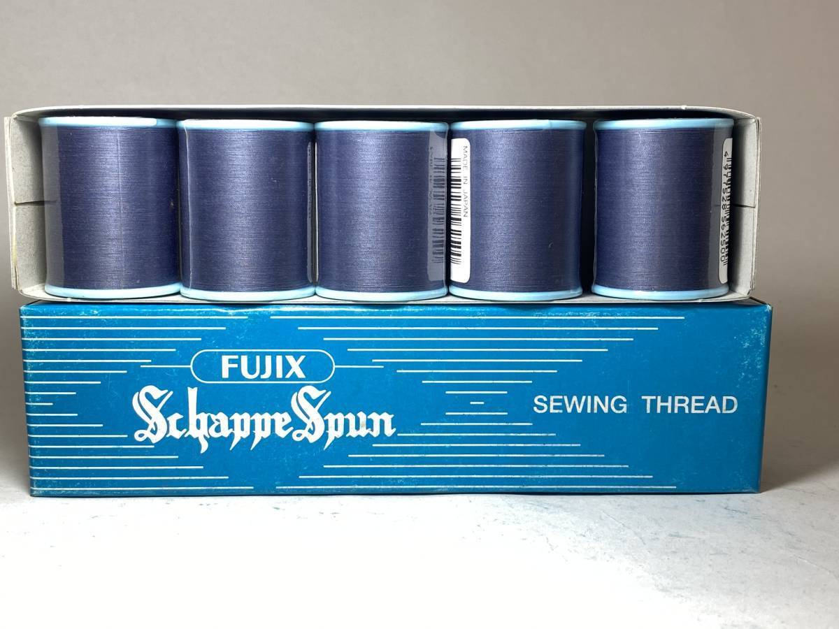 (志木)在2(250 紫) 未使用★フジックス シャッペスパン ミシン糸 200m ×5点 #60番/普通地用 ミシン糸拍卖