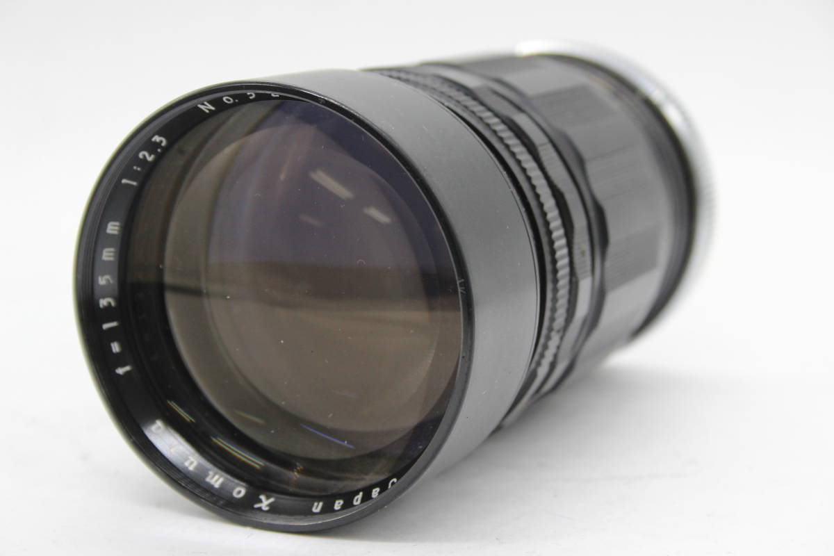 【返品保証】 【希少】 コムラ Komura Sankyo Kohki 135mm F2.3 キャノンマウント レンズ s5653拍卖