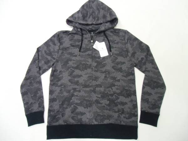 新品 WORK IN PROGRESS カモフラージュジャガードニットジップパーカー L拍卖