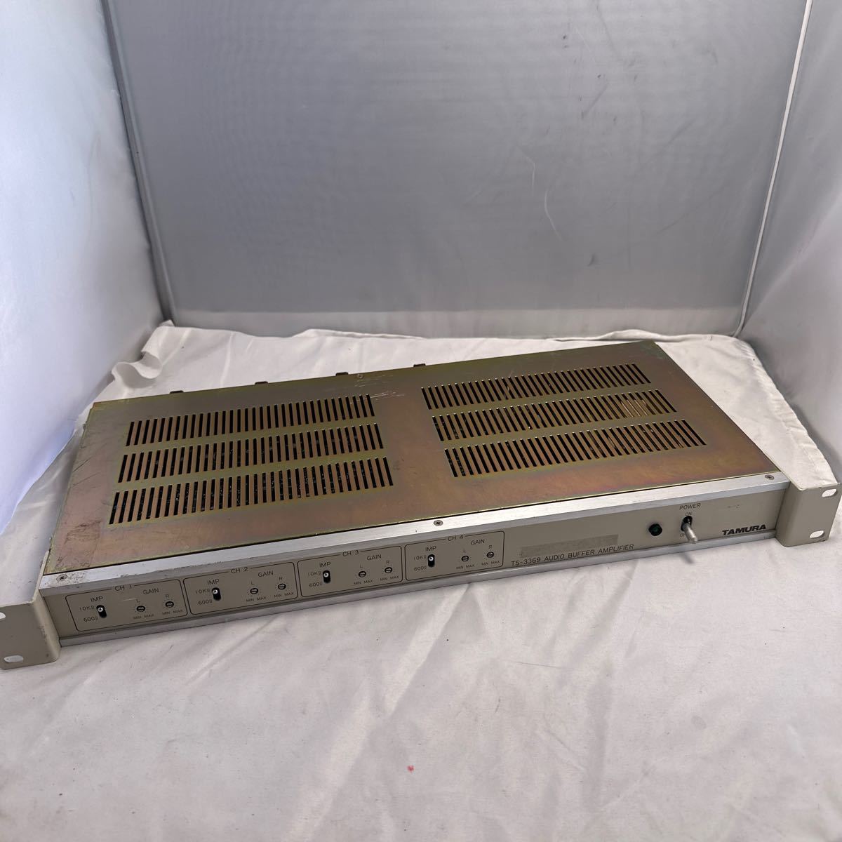 「2FV43」タムラ TAMURA Audio Buffer Amplifier オーディオ ディストリビューションアンプ TS-3369 本体のみ 拍卖