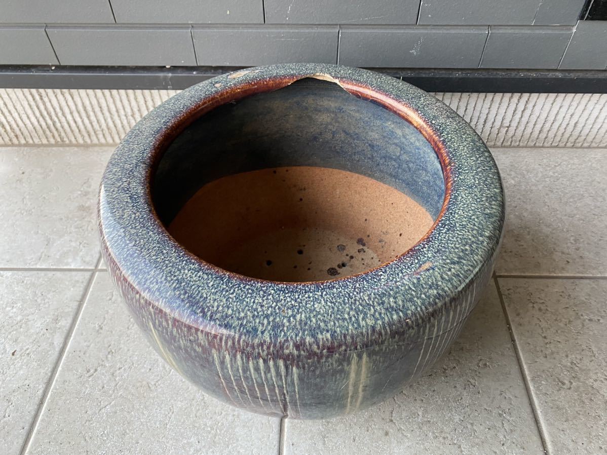 火鉢 植木鉢 観葉植物 多肉植物 山野草 草花 花 雑木 花木 柑橘 レトロ インテリア 古民具 園芸 ガーデニング 鉢拍卖