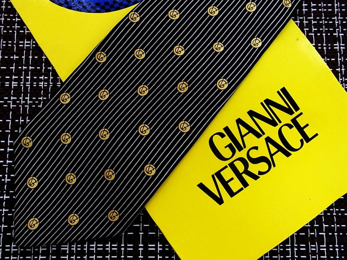 ・ω・ ☆SALE☆4589☆ヴェルサーチのネクタイ拍卖