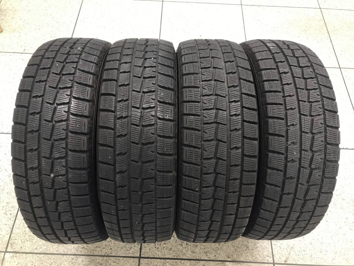 □□2312-NK34 ダンロップ WINTER MAXX WM01 185/60R15 7分山 4本 スタッドレスタイヤ アクア フィット ヴィッツ スイフト拍卖