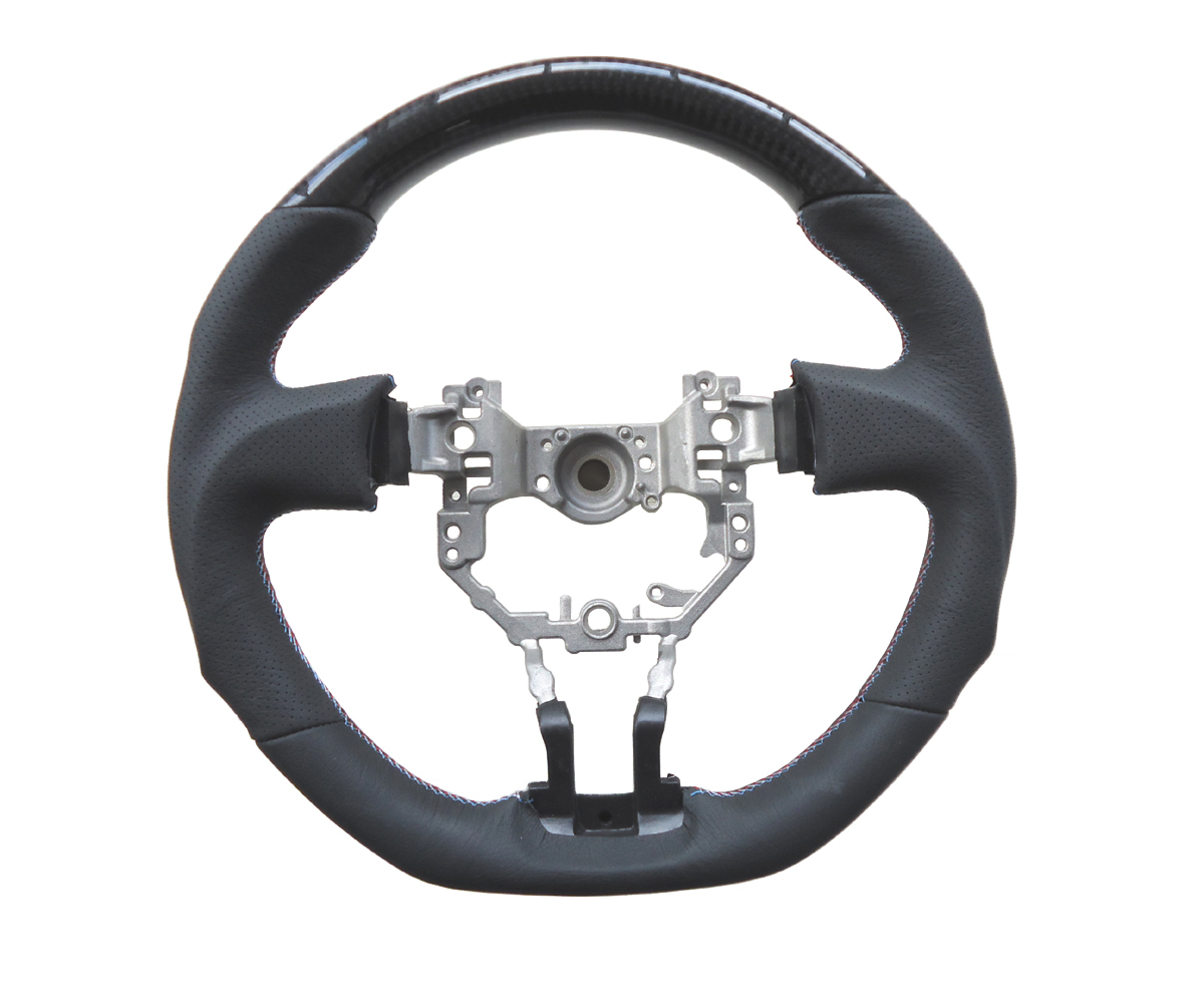 トヨタ 86(ZN6) 前期用 ステアリング (カーボン&レザー)拍卖