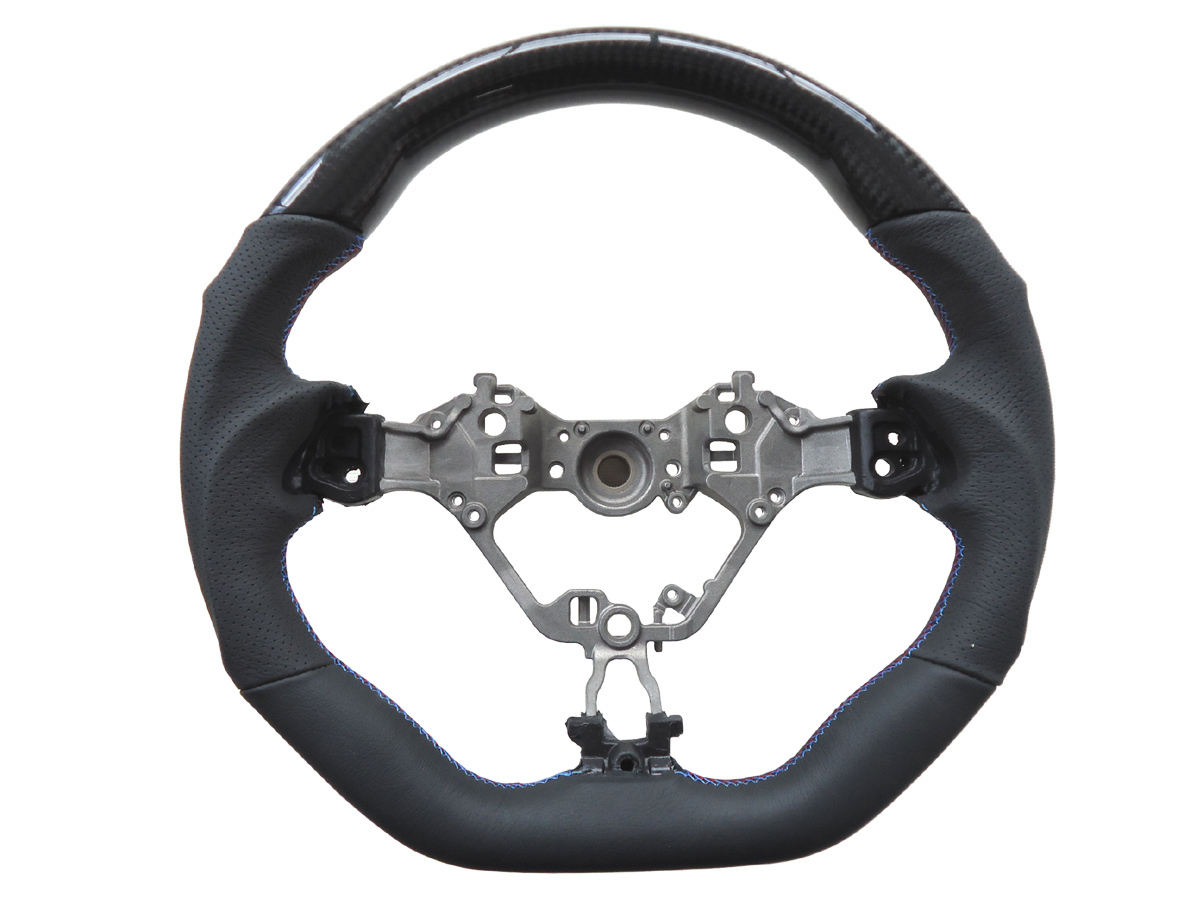 トヨタ 86(ZN6) 後期用 ステアリング (カーボン&レザー)拍卖