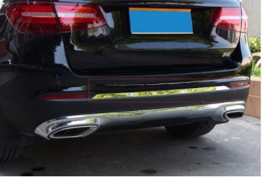 ベンツ リア バンパー カバー アンダー グリル フォグ リフレクター トリム ガーニッシュ GLC X253W253 GLC200 GLC220 GLC250 GLC300 AMG拍卖