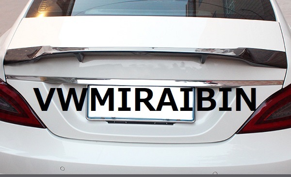 ベンツ W218 CLS リア トランク スポイラー カーボン柄 B拍卖