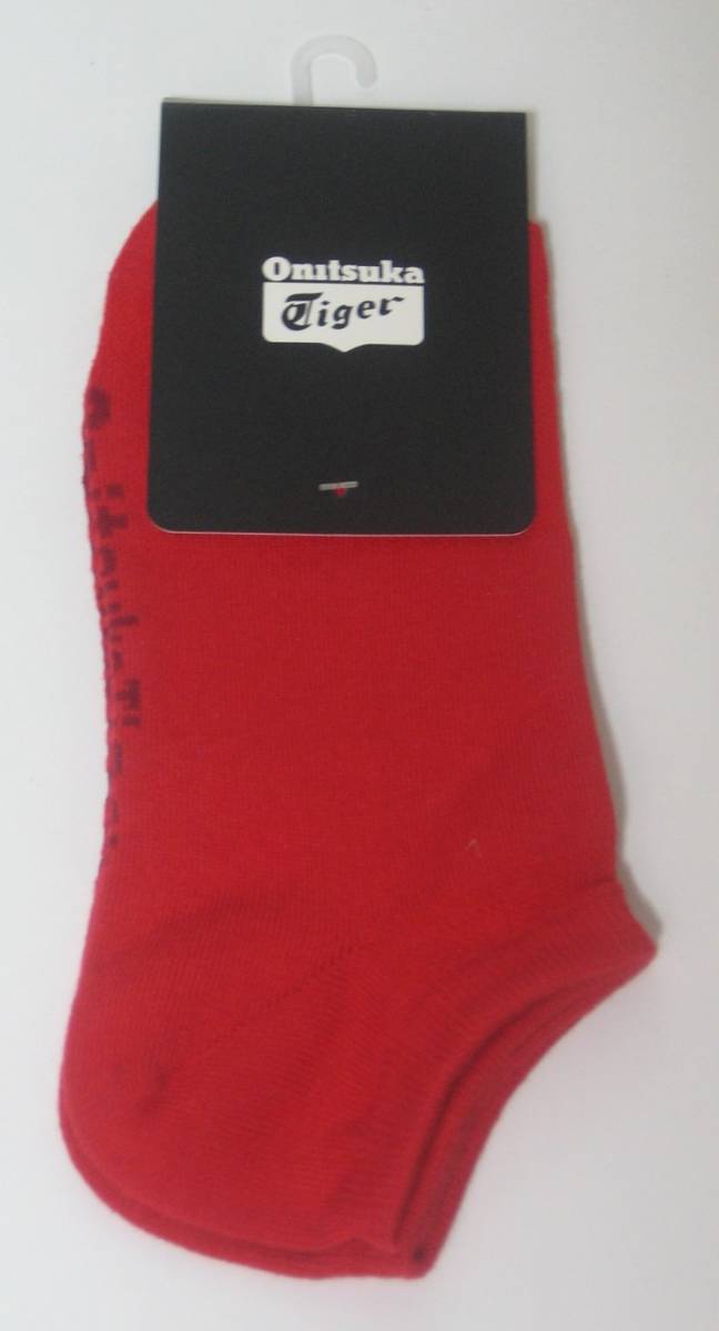 新品 未開封品 アシックス Onitsuka Tiger OKG521 ANKLE SOCKS 0023 RED S 22~26cm US4~US8拍卖