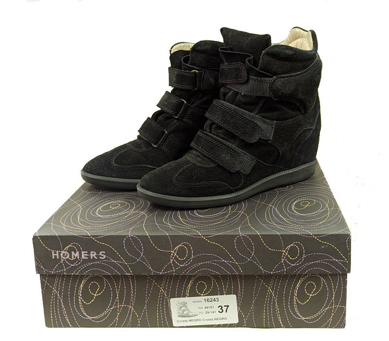 《HOMERS》ホーマーズ*スエードショートブーツ*ブラック【送料込み!】拍卖