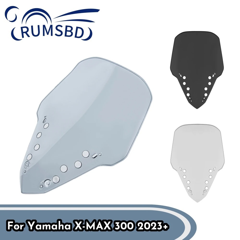 フロントガラス ウインドブレーカー デフレクター シールド YAMAHA ヤマハ X-Max 300 2023-2024 プラスチック拍卖