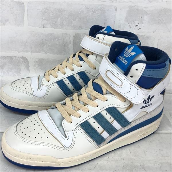 adidas アディダス FORUM 84 HIGH BLUE THREAD フォーラム 84 ハイ ブルー スレッド FY7793 SIZE: 27cm MH632024011604拍卖
