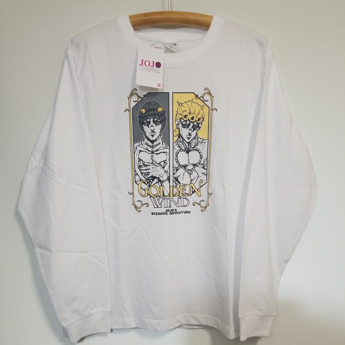 ジョジョの奇妙な冒険 黄金の風 長袖Tシャツ ブチャラティ ジョルノ拍卖