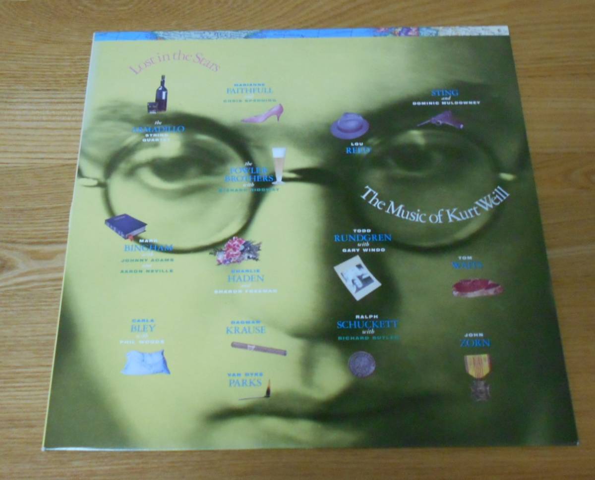 ■オムニバスLP【クルト・ワイルの世界】国内盤/スティング/ルー・リード/トム・ウェイツ/ヴァン・ダイク・パークス/トッド・ラングレン♪拍卖