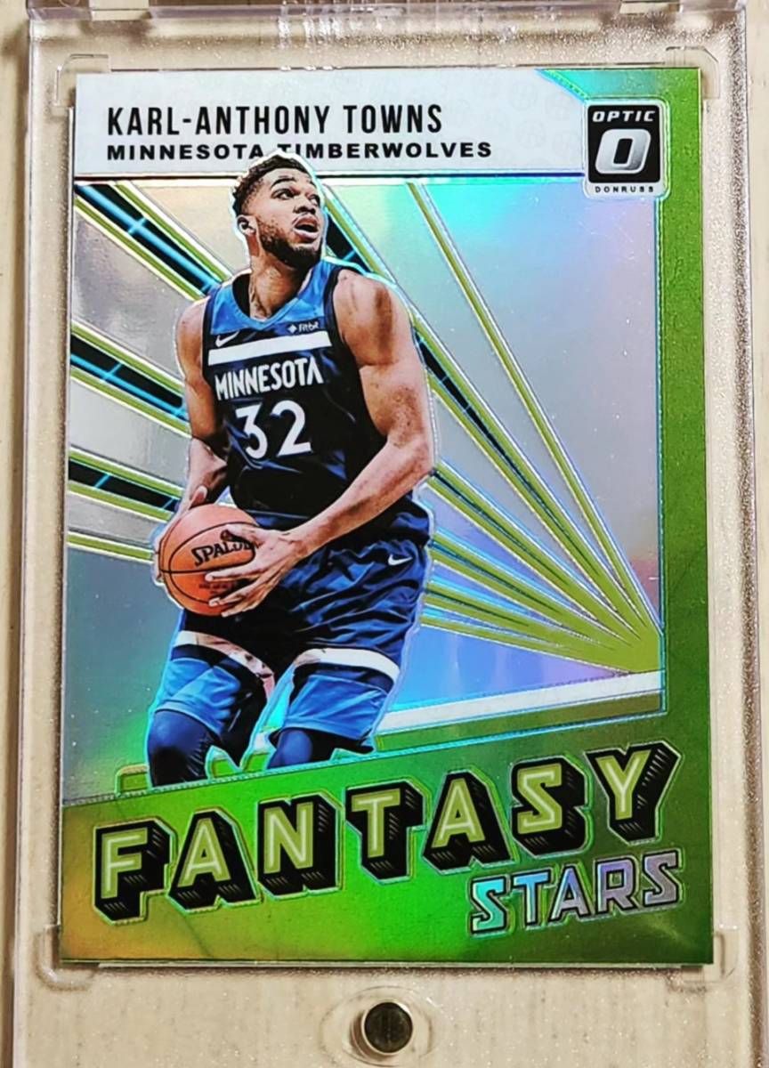 レア 2018 -19 Panini Donruss Optic Holo Fantasy Stars KARL-ANTHONY TOWNS / カール アンソニー タウンズ Refractor NBA 拍卖