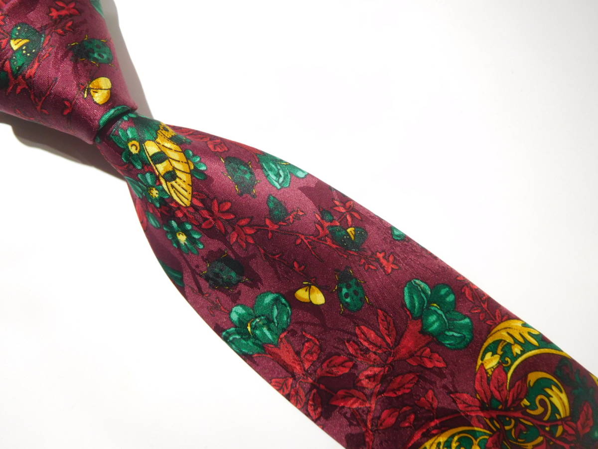 (60) VERSACE ベルサーチ ネクタイ/1/ヴェルサーチ 新品同様品 拍卖