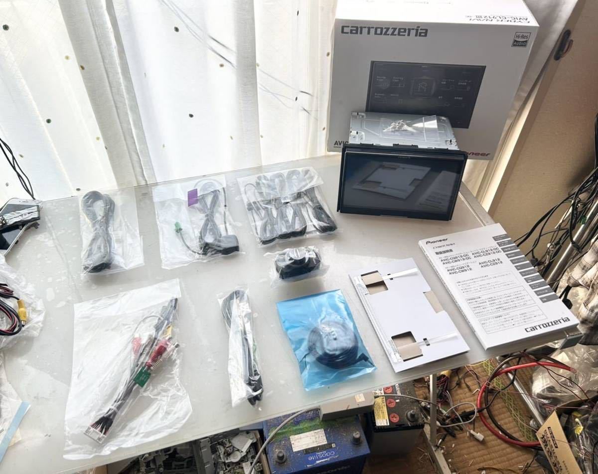 送料無料 2023年 美品 即日発送 CL912-DC 新品フィルム 両面テープ付 フルセグ DVD 地デジ Bluetooth カロッツェリア拍卖