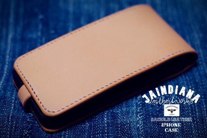 iPhone15ケース 手縫い サドルレザー ナチュラル (iPhone15pro,15proMax,15Plus仕様での製作も可)拍卖