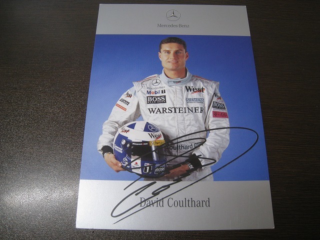 ★サインカード デイビッド・クルサード 2000 F1 メルセデスベンツ X561拍卖