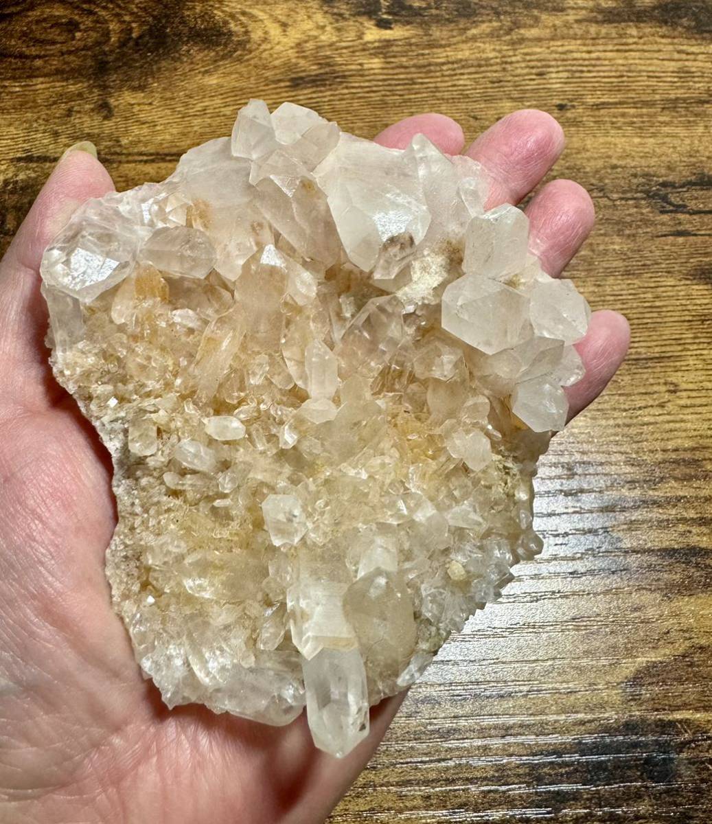 ■高品質 ピンク マニカラン産水晶 クラスター 原石 天然石☆。.:*・゜拍卖