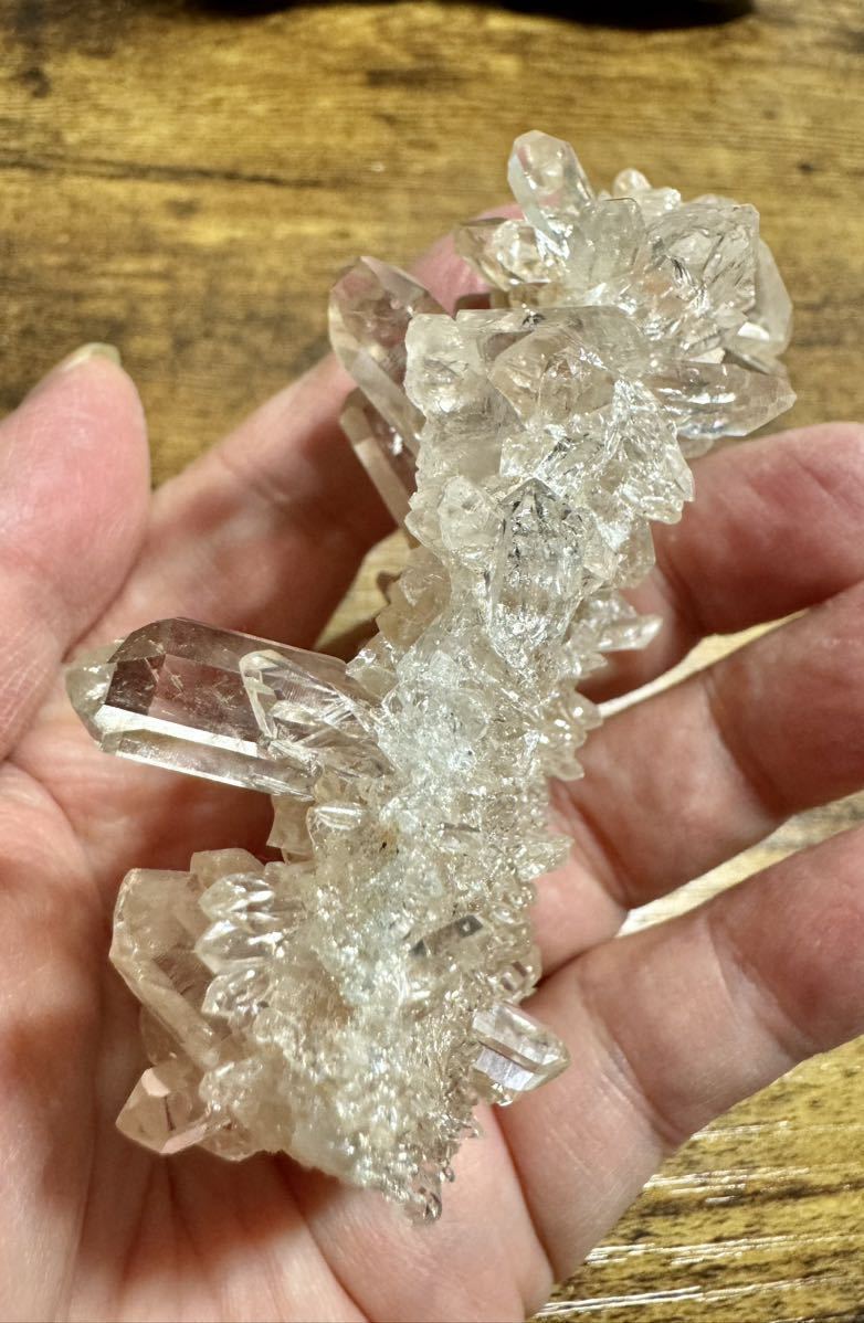 ■ 超透明!ハイクオリティ 水晶クラスターマニカラン産 天然石 原石 水晶 鉱物拍卖
