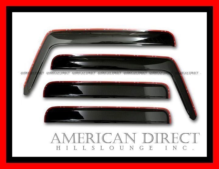 【即納在庫あり!/人気の定番アイテム】ハマーH2 ウィンドウ スリム スモーク サイド ドア バイザー 雨よけ フロント リア バック H2拍卖