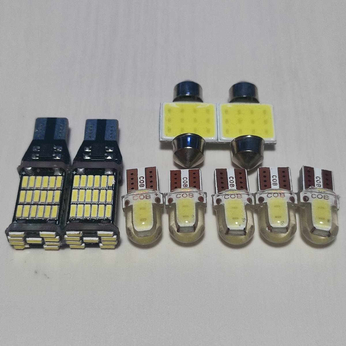 超爆光!HM3/4 バモスホビオ ルームランプ バックランプ ポジション ナンバー灯 9点セット ホワイト ホンダ /45/c2/t31拍卖