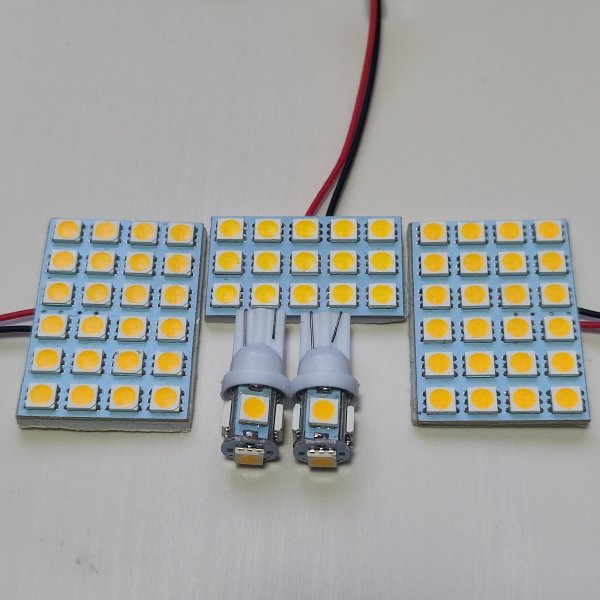 80系 ヴォクシー ノア エスクァイア 電球色 ウォームホワイト 暖色 T10 LED ルームランプ 5個セット トヨタ /d24/d15/d5拍卖