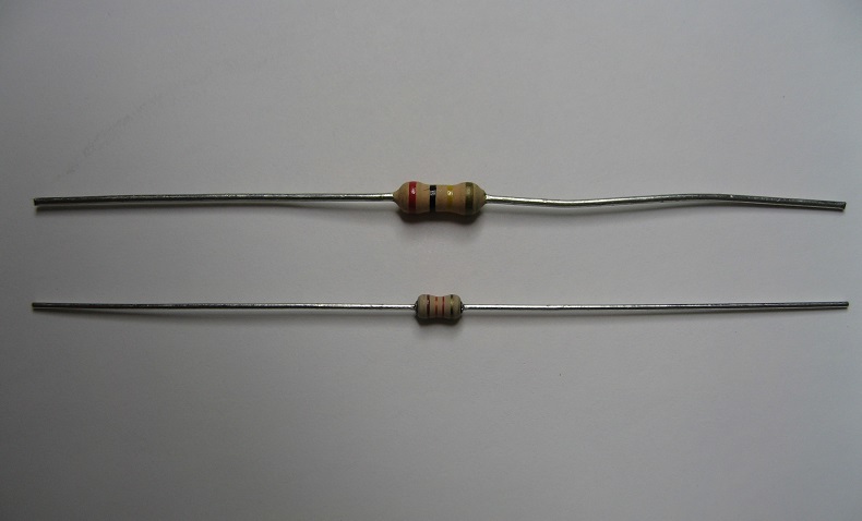 小型 カーボン抵抗 1/4W 【炭素皮膜抵抗】 RD-S2TJ 470KΩ 10本セット 拍卖