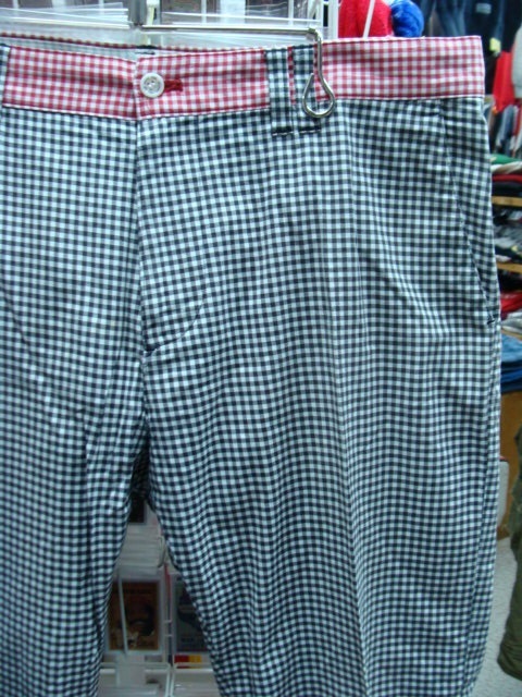 ZOY ゾーイ ドレスコードインターナショナル ゴルフパンツ ギンガム (W88)拍卖