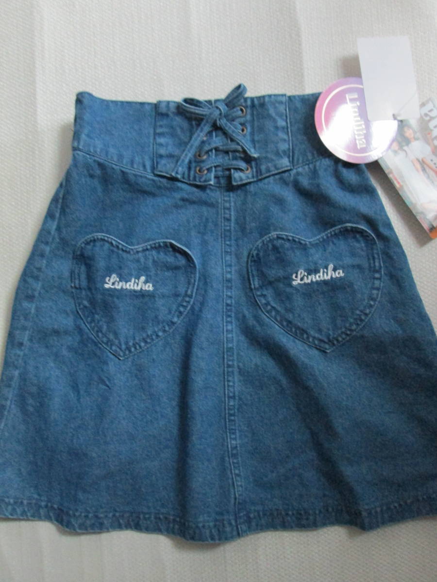 女の子 デニムスカート サイズ150 新品未使用品拍卖
