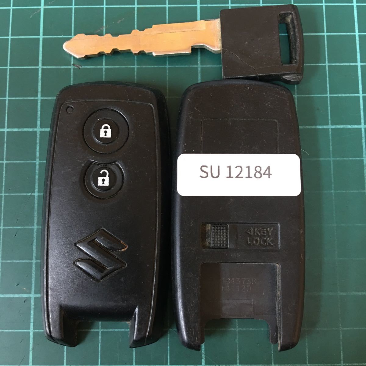 SU12184 スズキ U43PB14B 2ボタン スマートキー キーレスリモコン モコ セルボ フレア ワゴンR MRワゴン等 日産マツダAZワゴン MG22S MH22S拍卖