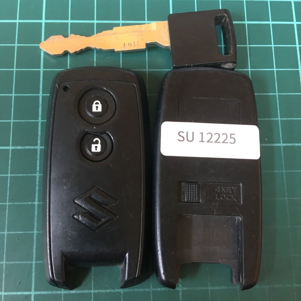 SU12225 スズキ BX217BW10GE4 2ボタン スマートキー キーレスリモコン モコ セルボ フレア ワゴンR MRワゴン等 日産マツダAZワゴン MG22S拍卖