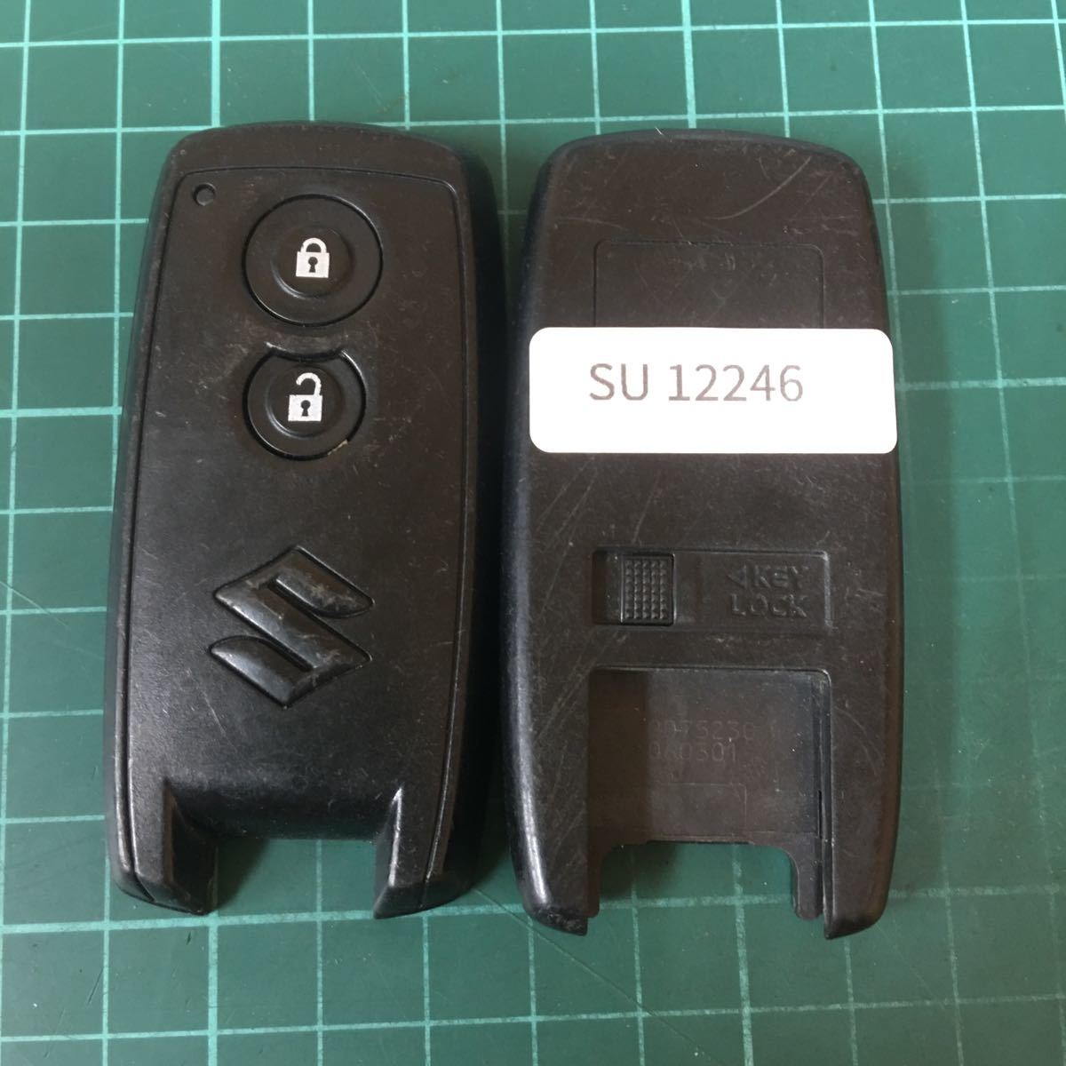 SU12246 スズキ BX217BW10GE4 2ボタン スマートキー キーレスリモコン モコ セルボ フレア ワゴンR MRワゴン等 日産マツダAZワゴン MG22S拍卖