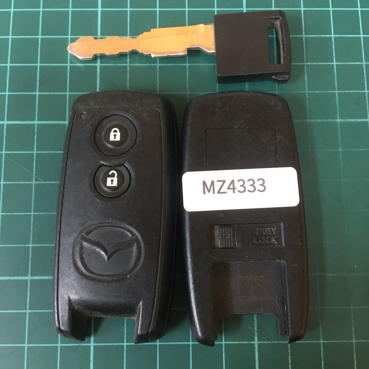MZ4333 マツダ U43PB14B 2ボタン スマートキー キーレスリモコン モコ セルボ フレア ワゴンR MRワゴン等 日産 スズキ AZワゴン MG22S拍卖