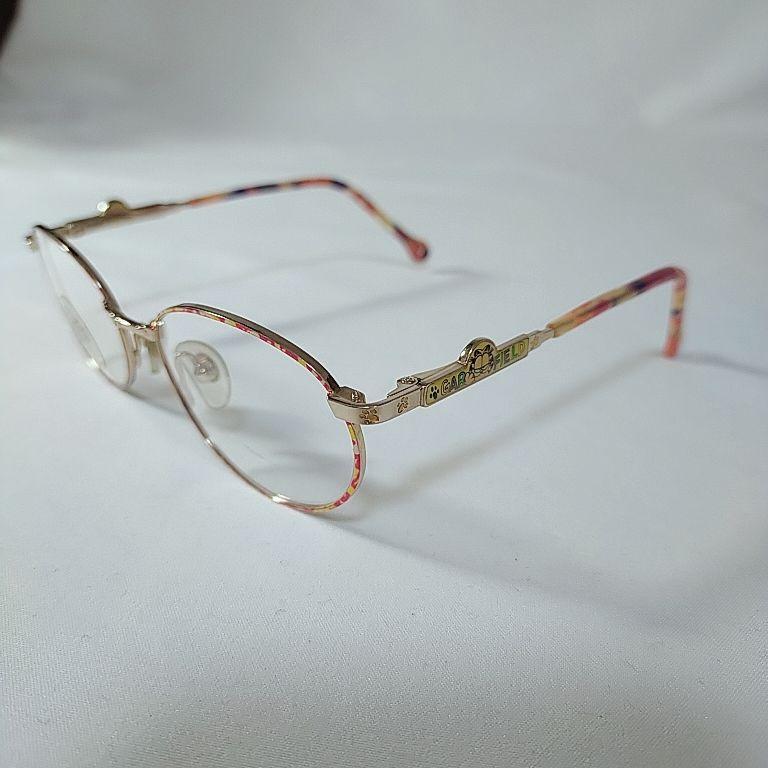 未使用品 展示品 GARFIELD メガネ フレーム 22KGP アメリカ G-0039拍卖