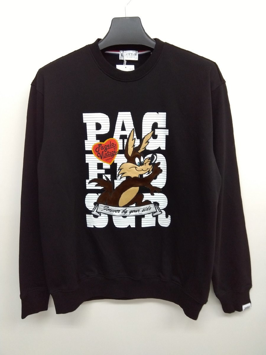 トレーナー上下 55%OFF アンジェロ・パジェロ 秋冬物 ロゴ キャラ入り(2L)送料無料 新品拍卖