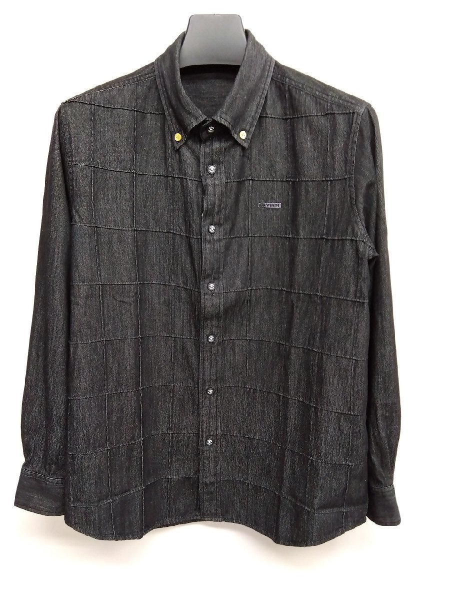 シャツ 55%OFF VINCI 秋冬物 デニム(50)2L 送料無料 新品拍卖