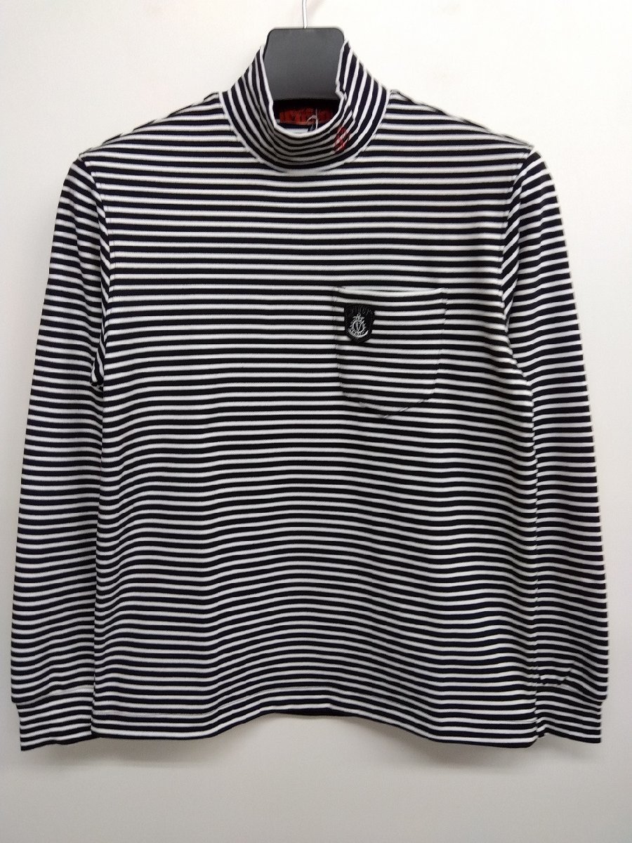 カットソー 55%OFF VINCI 秋冬物 長袖ハイネック(46)M 送料無料 新品拍卖