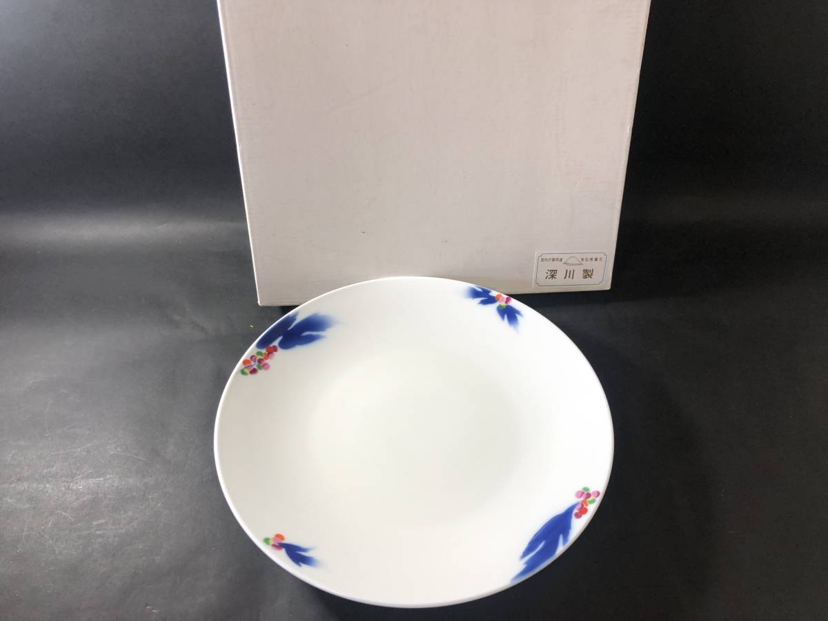 宮内庁御用達 深川製 お皿 可愛いお花文様 生活雑貨 インテリア雑貨 テーブルコーディネイト拍卖