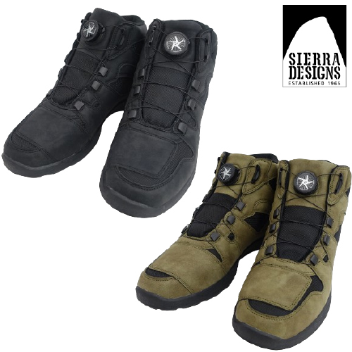▲SIERRA DESIGNS シエラデザインズ メンズ ダイヤル式 バイク対応ブーツ SD5011 ブラック Black 黒 27.0cm (0910010708-bk-s270)拍卖