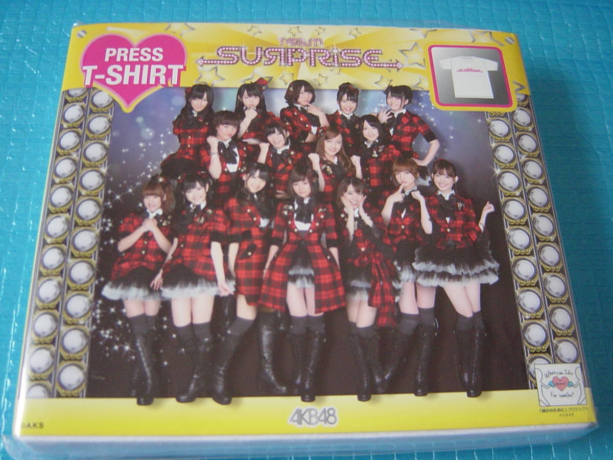 AKB48 プレスTシャツ 「新品・未使用・未開封」拍卖