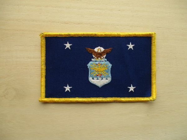 【送料無料】70s アメリカ空軍 空軍長官旗 パッチSECAFワッペン/FLAG空軍長官patchエアフォースAIR FORCE米空軍USAF米軍USミリタリー M43拍卖