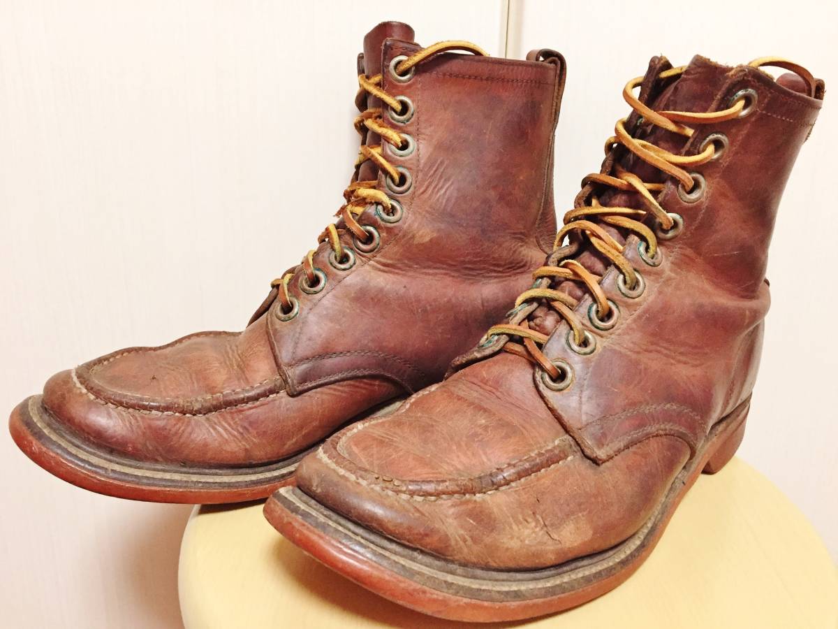 50's Sears, Roebuck & Co./シアーズローバックス "WEARMASTER" ワークブーツ USA製 ビンテージ品拍卖