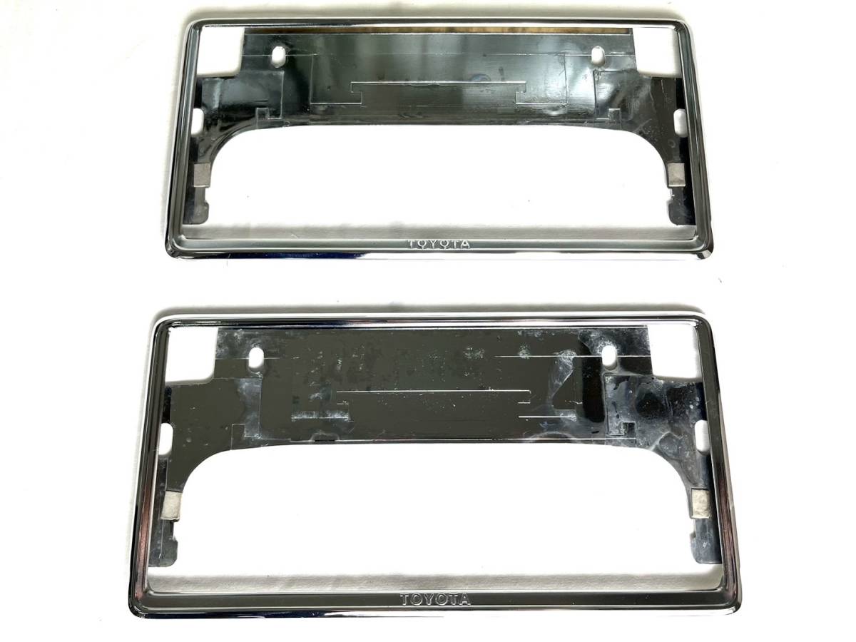トヨタ ナンバーフレーム 2枚セット拍卖