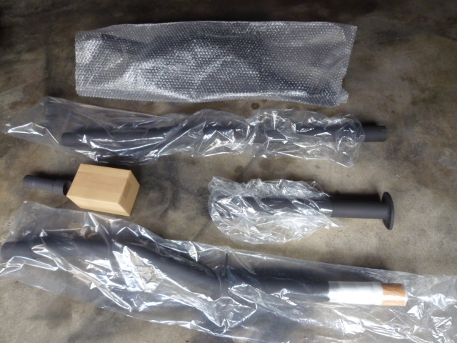 サニ-サニトラックGB120121B122スポ-ツマフラ-出口50φストレート2本W出可出口60φ可B110210流用加工310有後期タコ足用触媒フランジ付有拍卖