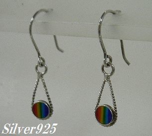 ★在庫処分★シルバー925ピアス2個セットminiレインボー/店舗閉店のため銀アクセALL50%OFF拍卖